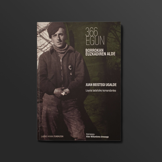 Imagen de la portada del libro 366 egun borrokan Euskadiren alde