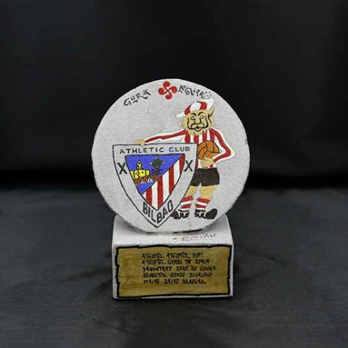 Piedra León y escudo Athletic club