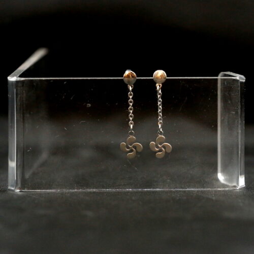 pendientes lauburu colgar cadenita