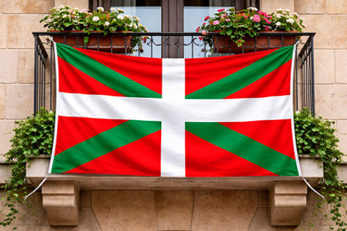 ikurriña para balcón