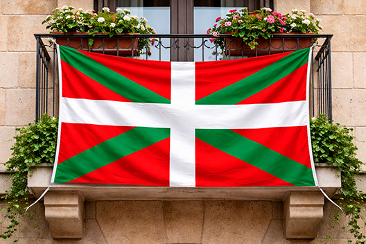 ikurriña para balcón